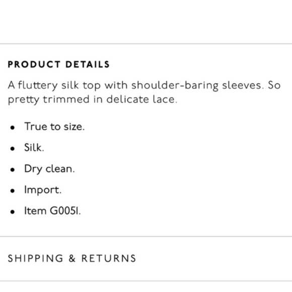 MADEWELL Silk Cold Shoulder Lace Detailed Top - Picture 14 of 14